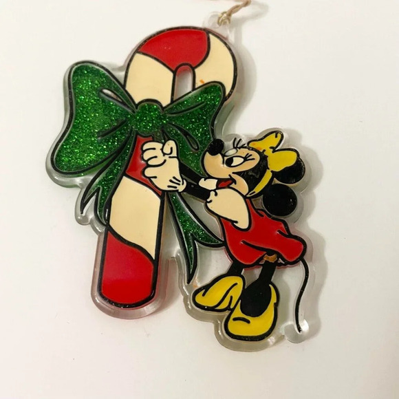 Vintage Lot of 4 Mickey Minnie Mouse Disney Plastic Sun Catchers Ornaments - Picture 12 of 15